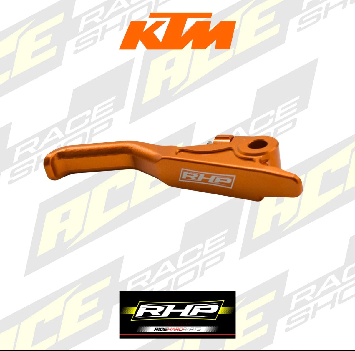 RHP KTM EASY PULL LIGHT FRONT BRAKE LEVER 125 - 500 SX SXF EXC EXCF 2014 - 2026 (ORANGE)
