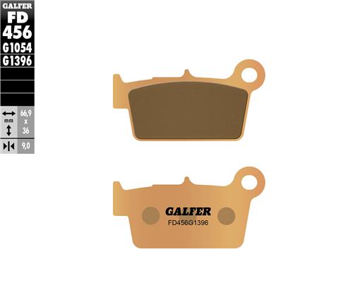 GALFER BETA RR REAR BRAKE PADS 125-490