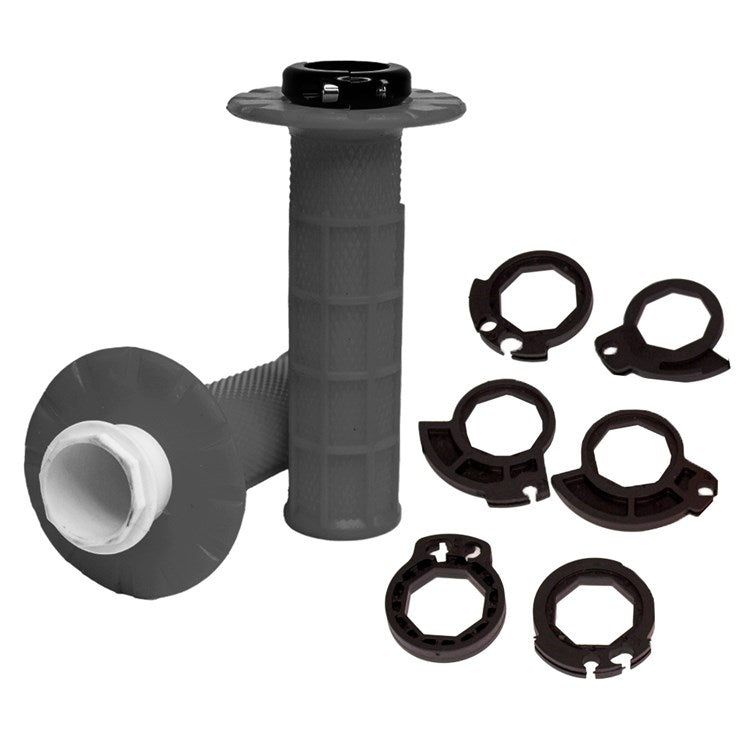 APICO LOCK ON FULL DIAMOND HALF WAFFLE HANDLEBAR GRIPS
