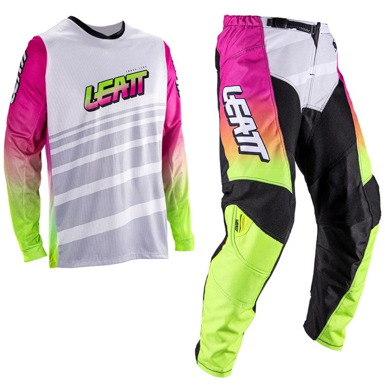 LEATT 2026 PANT AND SHIRT KIT COMBO 3.5 RETRO PINK
