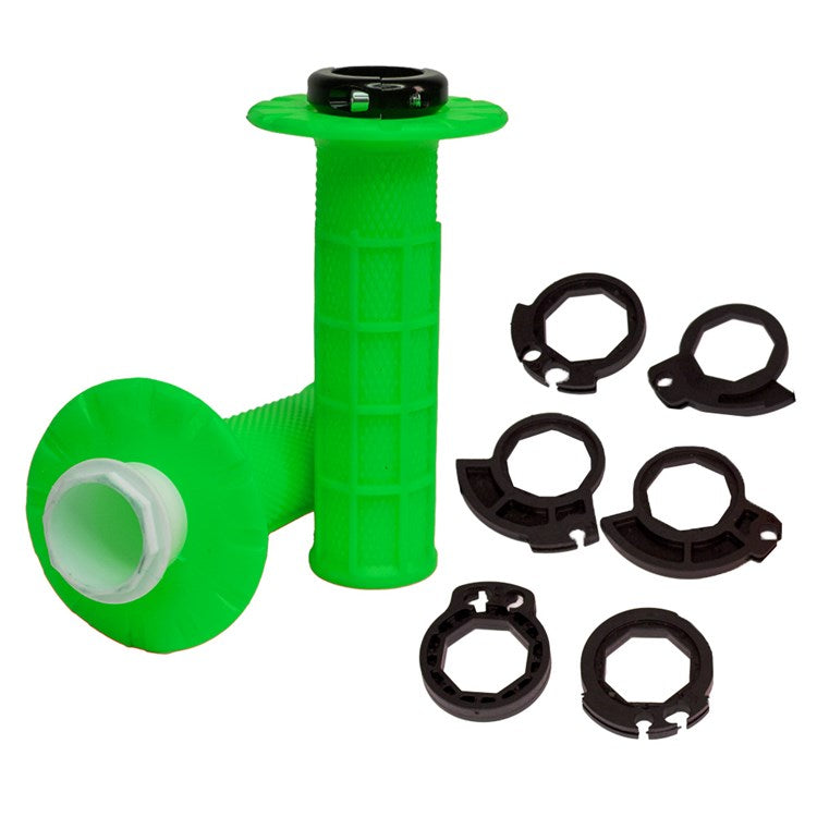 APICO LOCK ON FULL DIAMOND HALF WAFFLE HANDLEBAR GRIPS