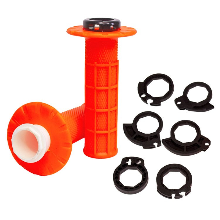 APICO LOCK ON FULL DIAMOND HALF WAFFLE HANDLEBAR GRIPS