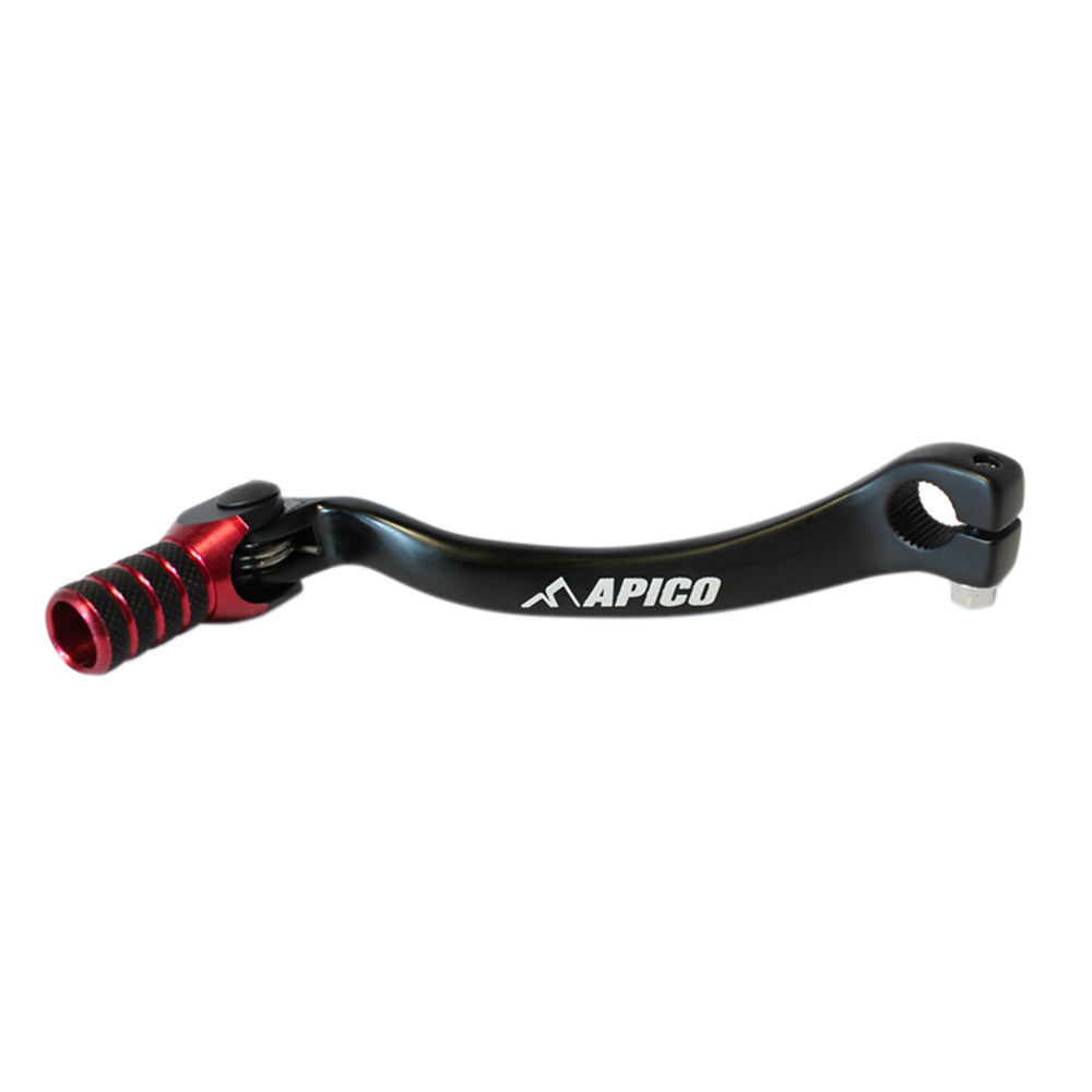 APICO GEAR PEDAL ELITE HONDA CRF450R 02-07 BLACK/RED