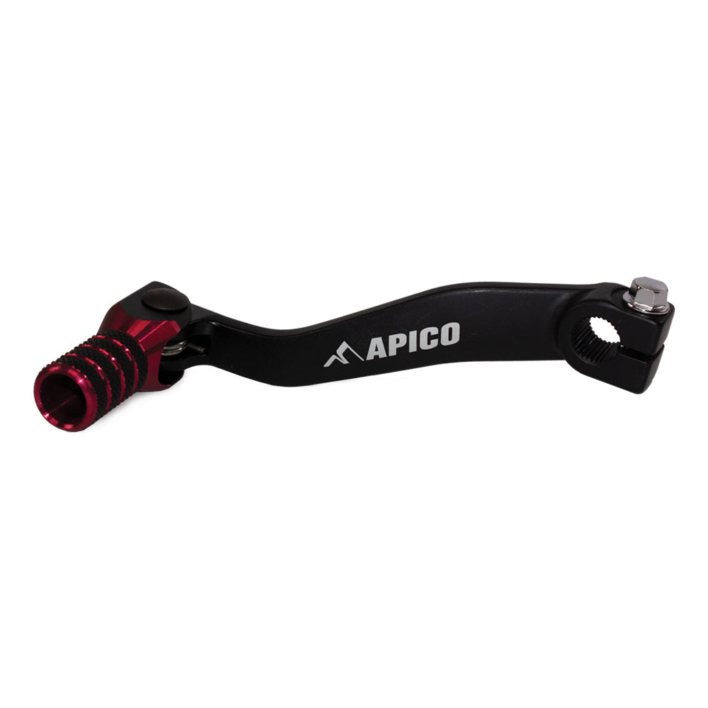 APICO GEAR PEDAL ELITE HONDA CRF125F 14-23 BLACK/RED