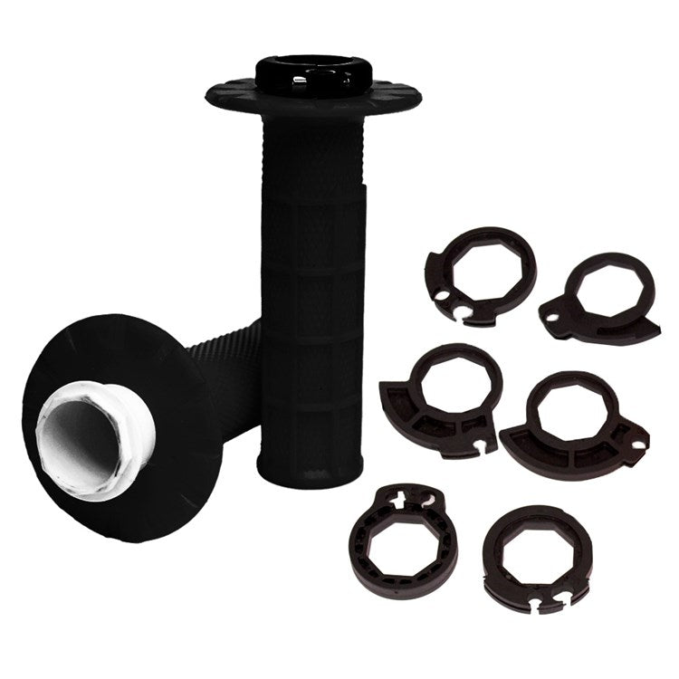 APICO LOCK ON FULL DIAMOND HALF WAFFLE HANDLEBAR GRIPS