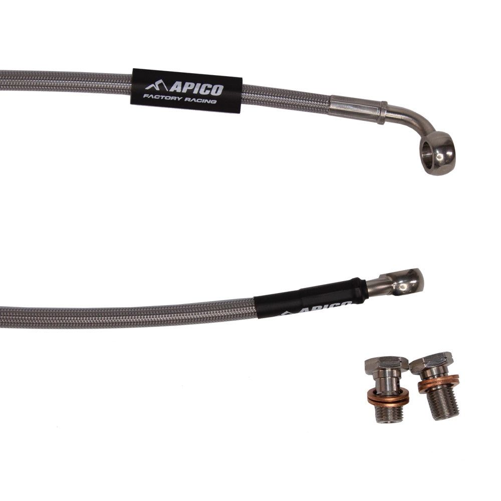 APICO BRAKE HOSE REAR SHERCO TRIAL ST80-320 02-23, SCORPA SC125-300 15-23, ELECTRIC MOTION (R)