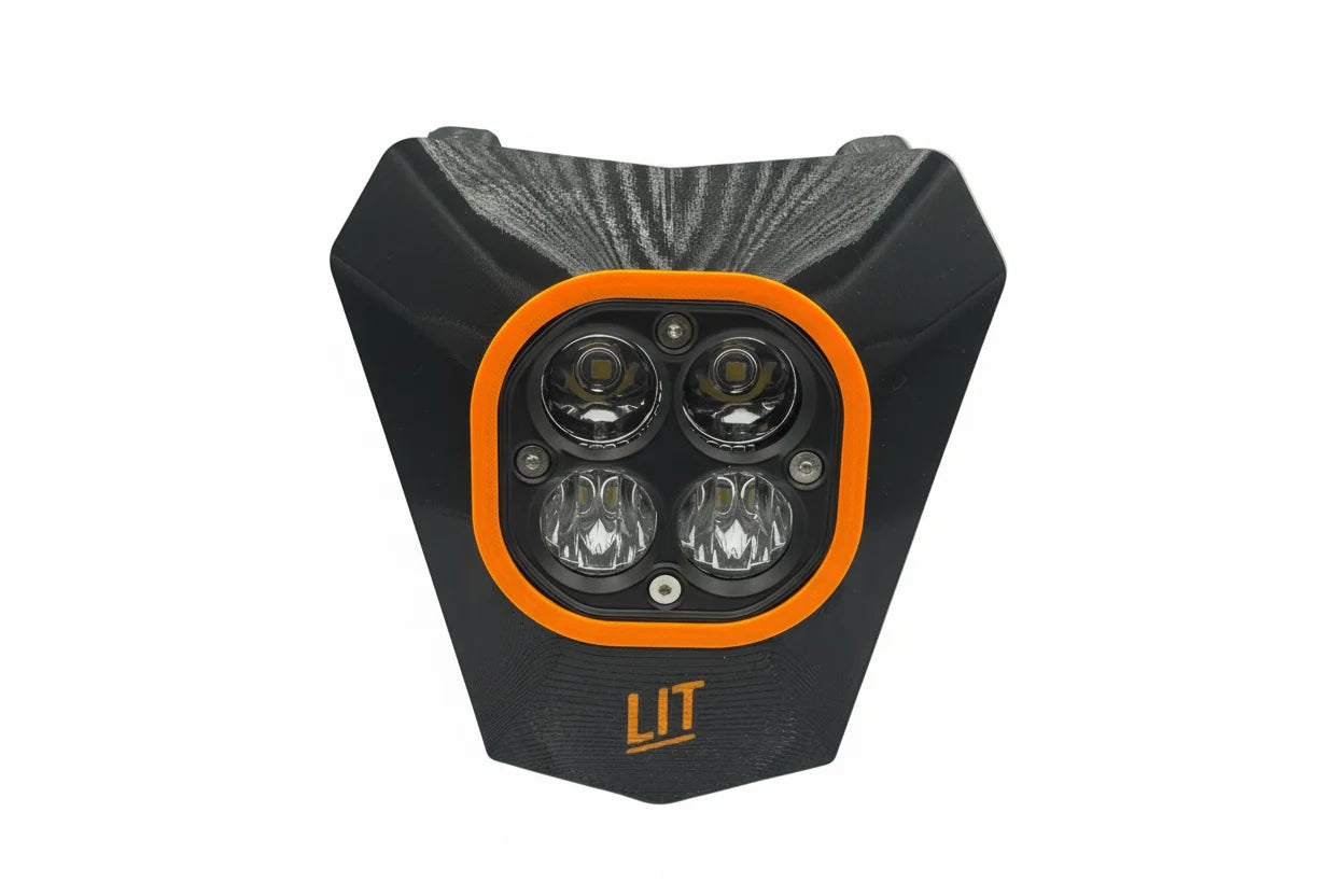LIT ENDURO HEAD LIGHT LED KTM EXC EXC-F 2014 - 2016 (4-STROKE)