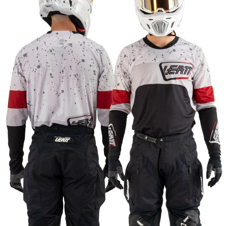LEATT ENDURO SHIRT MOTO 4.5 ICE GREY