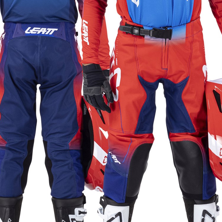 LEATT 2026 YOUTH PANT MOTO 4.5 ROYAL BLUE/RED