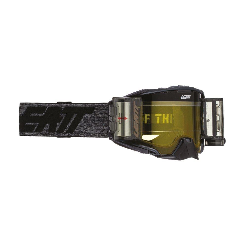 LEATT GOGGLE VELOCITY 6.5 ROLL-OFF GRAPHENE - YELLOW LENS