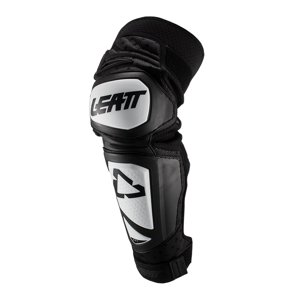 LEATT KNEE & SHIN GUARD EXTENSION WHITE/BLACK JUNIOR