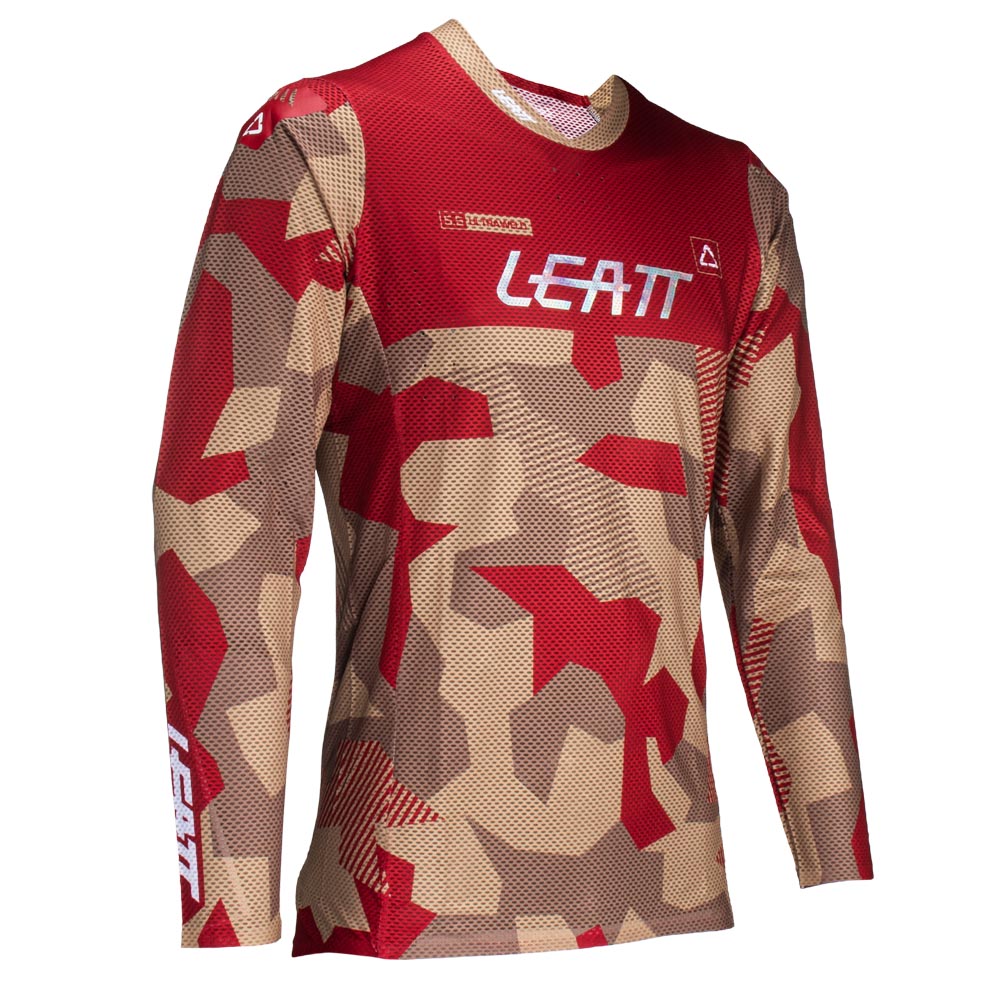 LEATT SHIRT MOTO 5.5 ULTRAWELD RUBY STONE