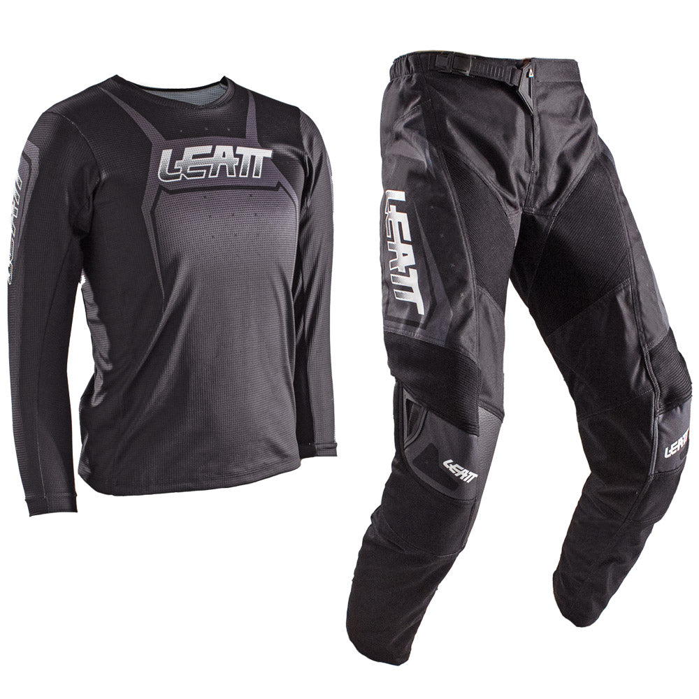 LEATT PANT AND SHIRT KIT YOUTH 3.5 BLACK 26/LARGE 140/150CM