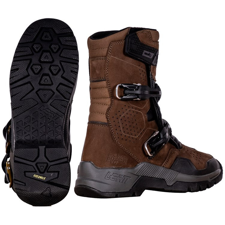 LEATT ADVENTURE BOOT HYDRADRI SHORT 7.5 DESERT / GREEN LANE TRAIL RIDING