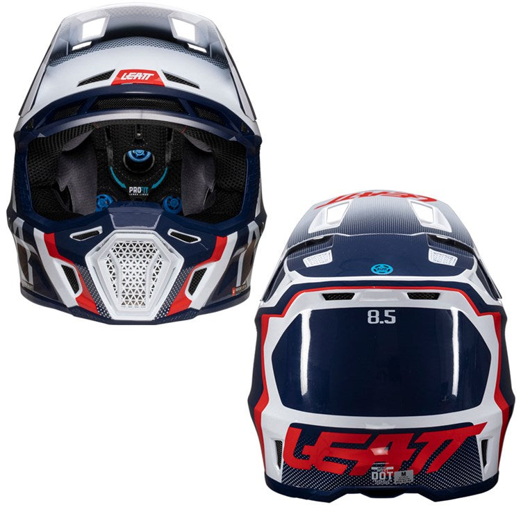 LEATT 2025 HELMET MOTO 8.5 V25 ROYAL + FREE GOGGLES
