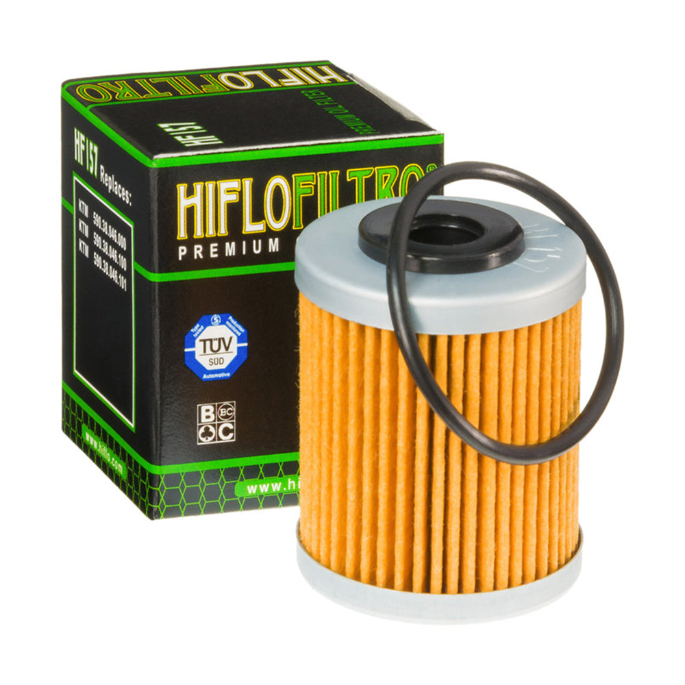 HI FLO OIL FILTER KTM 4T SX400-525 99-06, EXC250-525 99-08, ATV 08-11,BETA 250-525RR 05-09 2ND FILTER SHORT