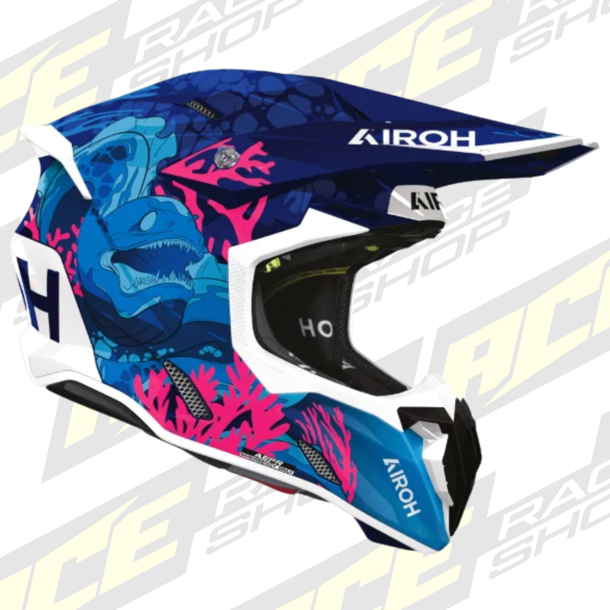 AIROH TWIST 3 UNDERWATER GLOSS MX MOTOCROSS HELMET