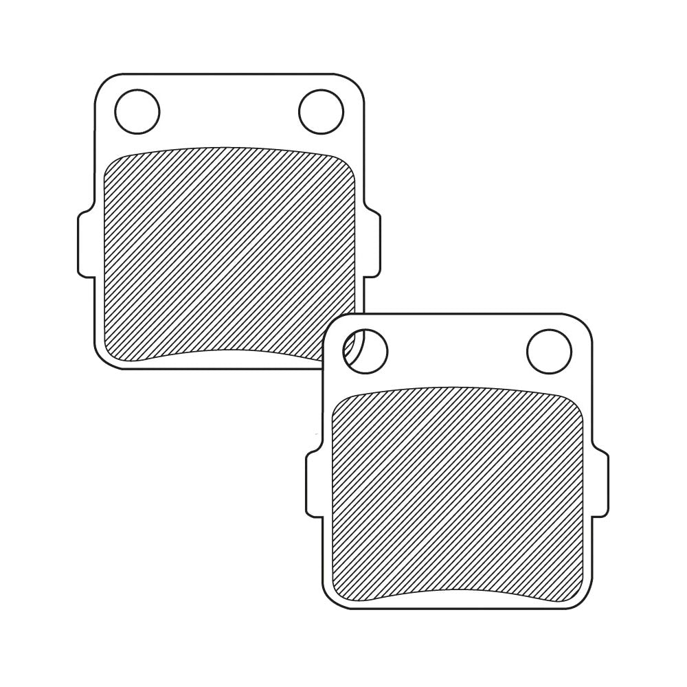 RENTHAL BRAKE PADS FRONT YZ65 18-24, REAR YZ80 93-01, YZ85 02-24 (GF077) (R)