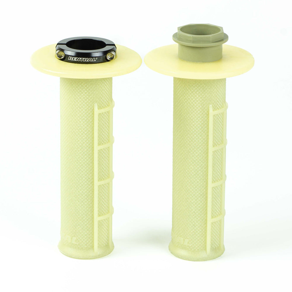 RENTHAL HANDLEBAR GRIP MX R-WORKS LOCK ON ARAMID, HALF WAFFLE