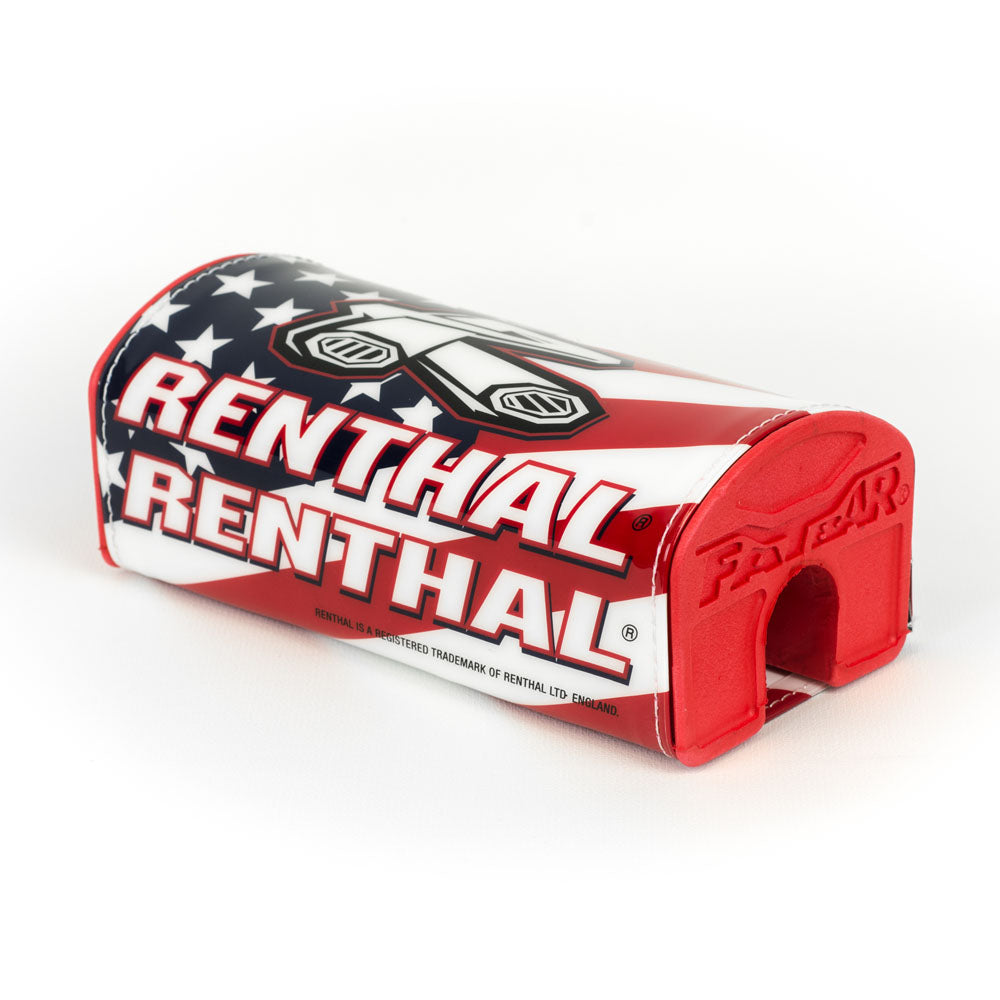 RENTHAL BAR PAD FATBAR USA US FLAG, RED FOAM