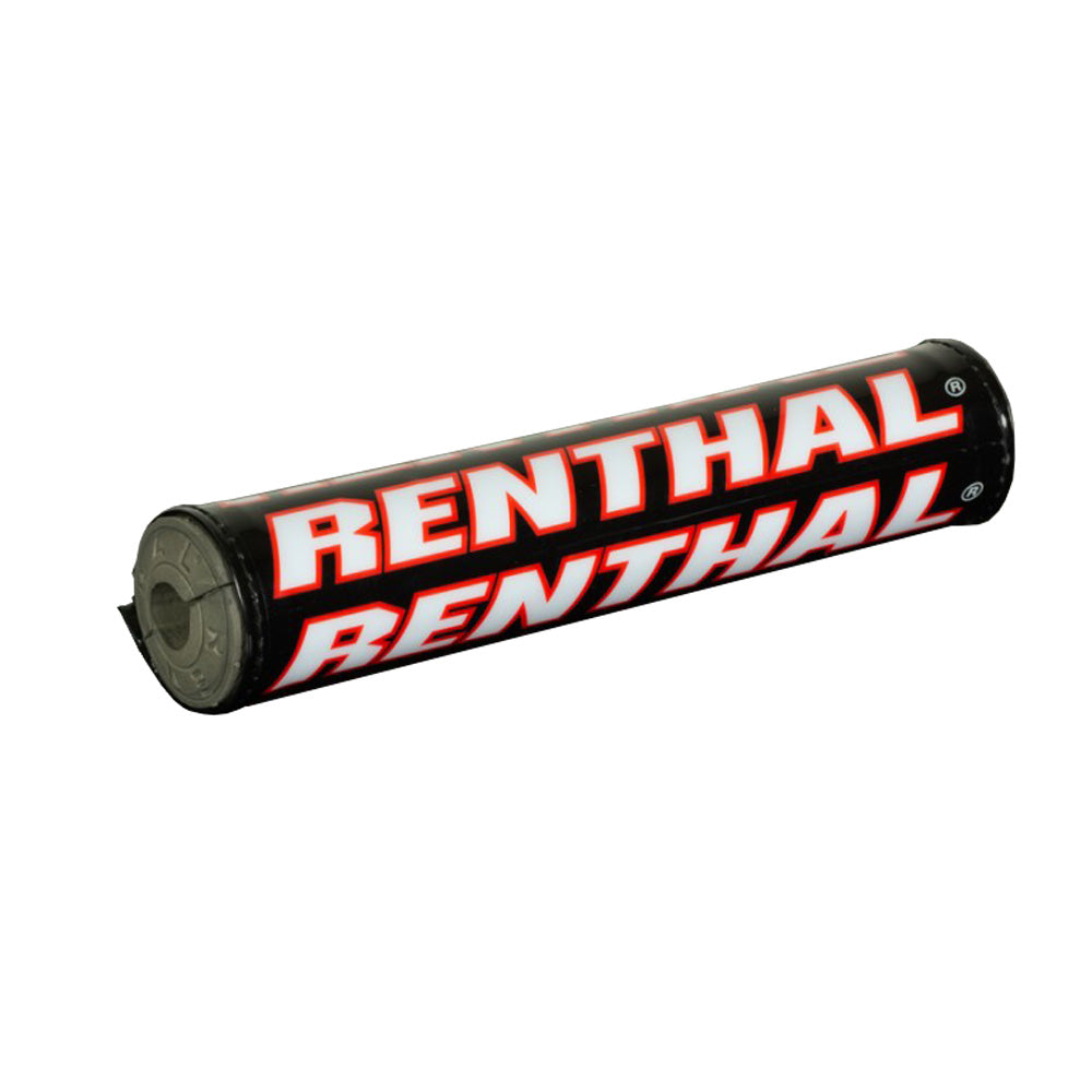 RENTHAL BAR PAD TRIALS SX BLACK/WHITE/RED (180MM X 38MM)