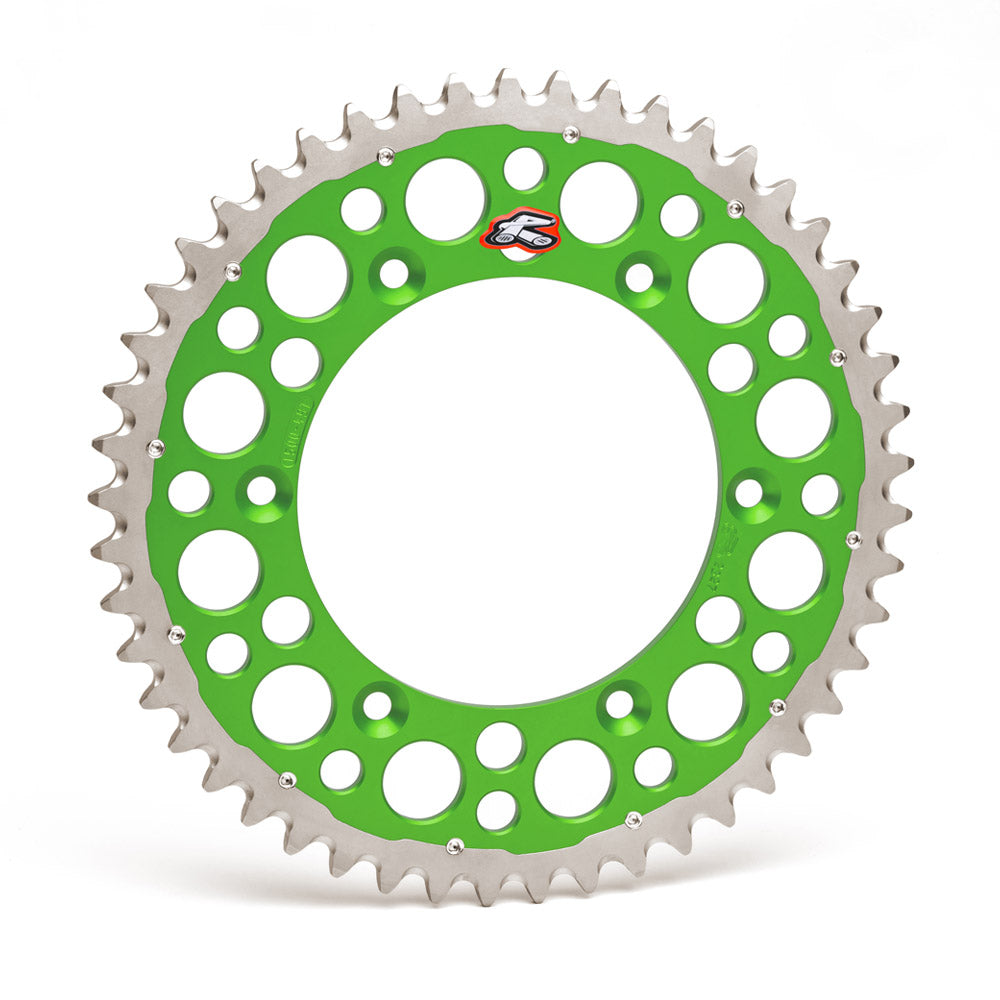 RENTHAL SPROCKET REAR TWIN RING KAWASAKI KX125/250 80-08, KX250F/450F 04-24
