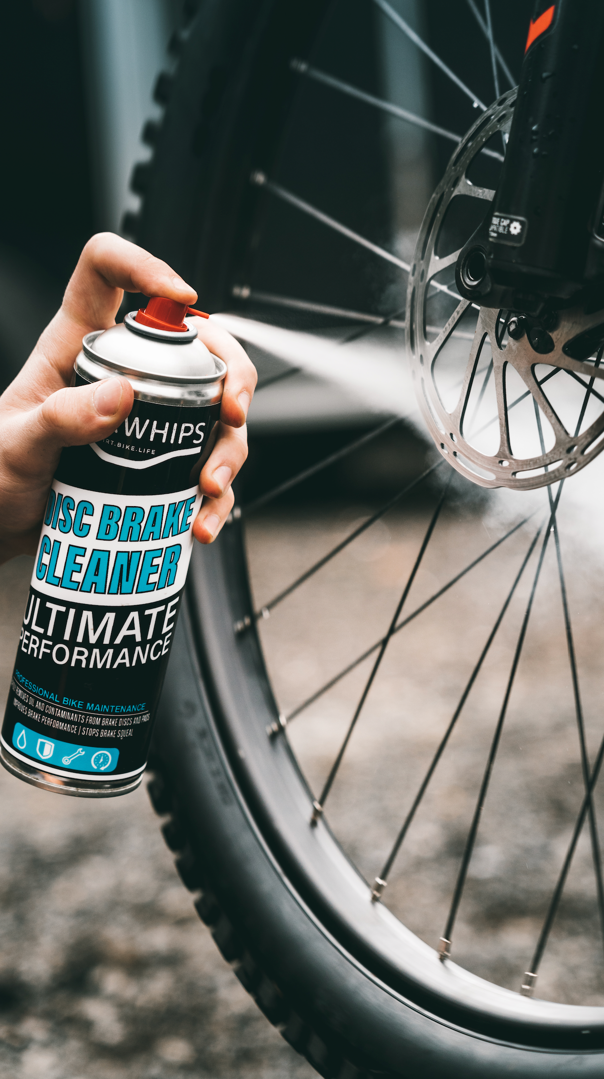 SLICKWHIPS DISC BRAKE CLEANER SPRAY 500ML
