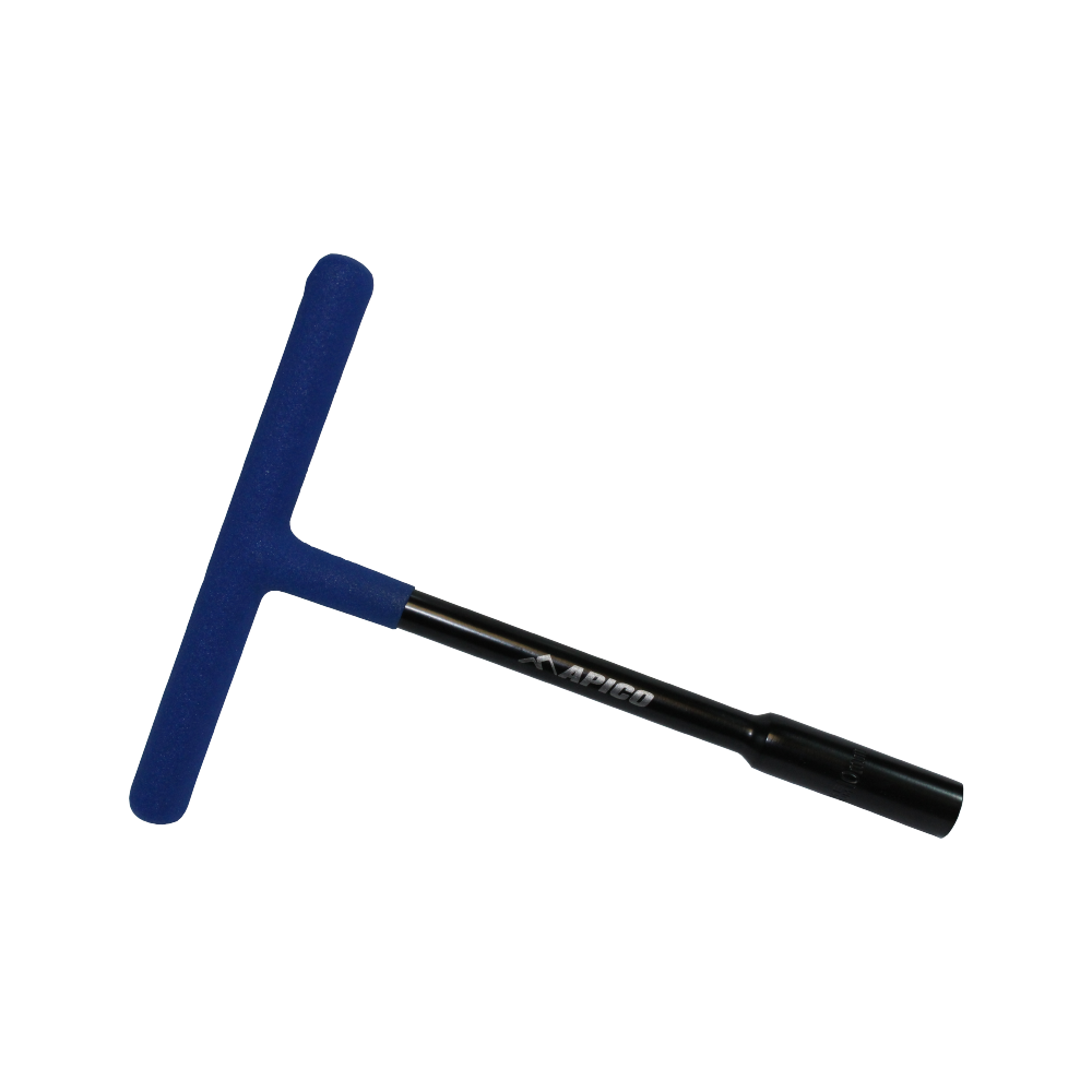 APICO T-BAR PREMIUM BLACK/BLUE 10MM