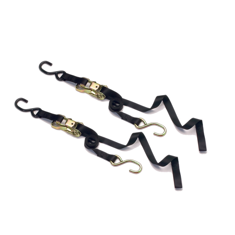 RACELINE TIEDOWN BLACK RATCHET TYPE 5.5 FT/1.8MTR
