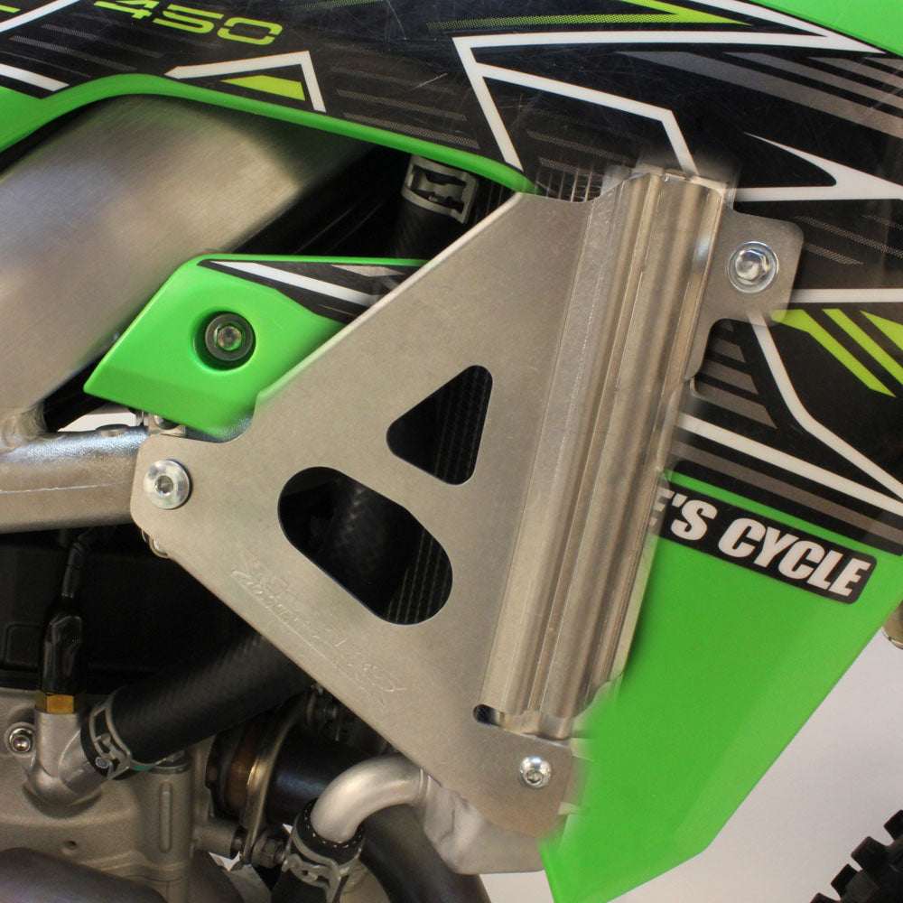 WORKS CONNECTION RADIATOR BRACES KAWASAKI KX250F 21-24, KX250XC 20-24, KX450F 19-23, KX450XC 20-23