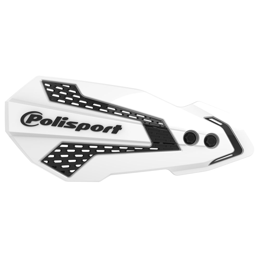 POLISPORT HAND GUARD MX FLO INC BAR & LEVER MOUNT KAWASAKI KX250F 20-23, KX450F 19-23