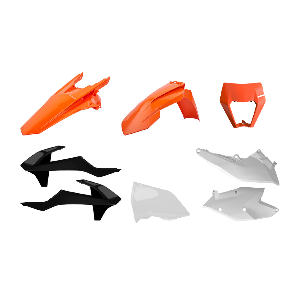 POLISPORT BOX KIT ENDURO WITH HEADLIGHT MASK KTM EXC/EXC-F 17-19