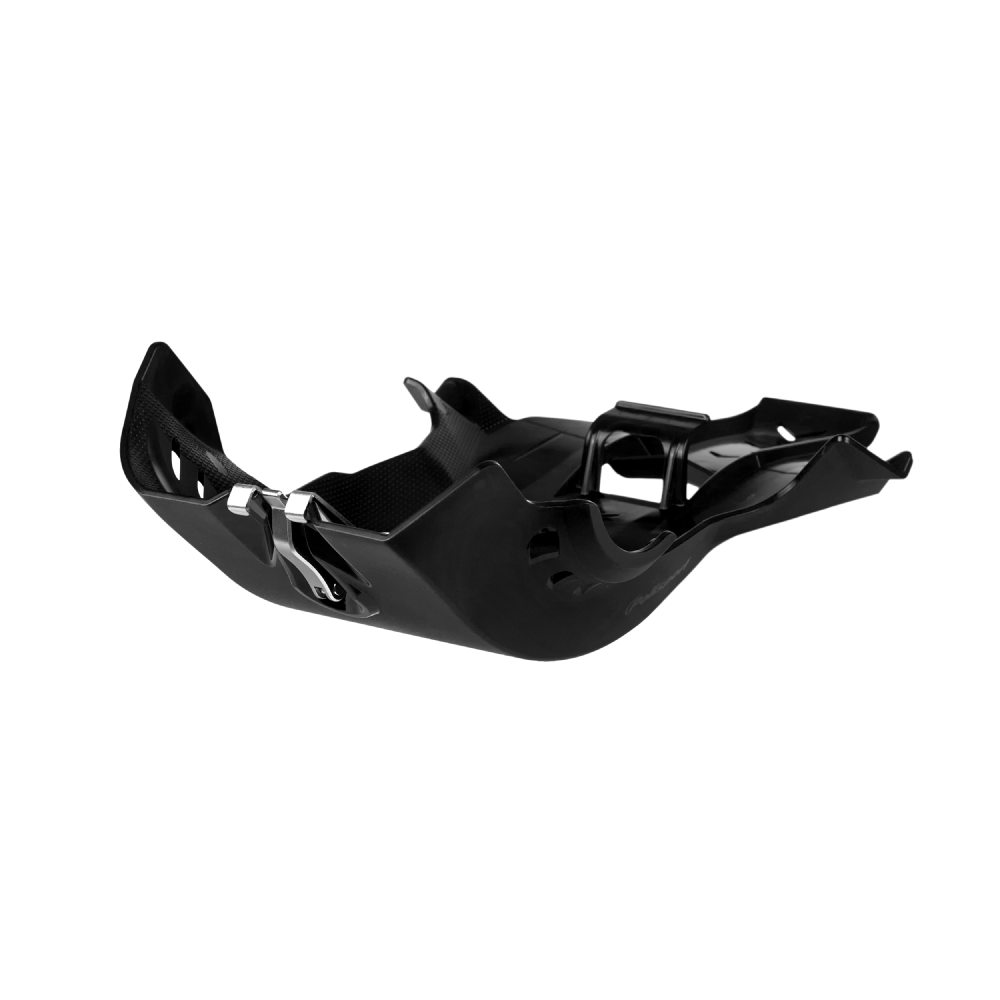 POLISPORT SKID PLATE INC LINKAGE PROTECTION SHERCO SE-F 250-300 12-23 BLACK