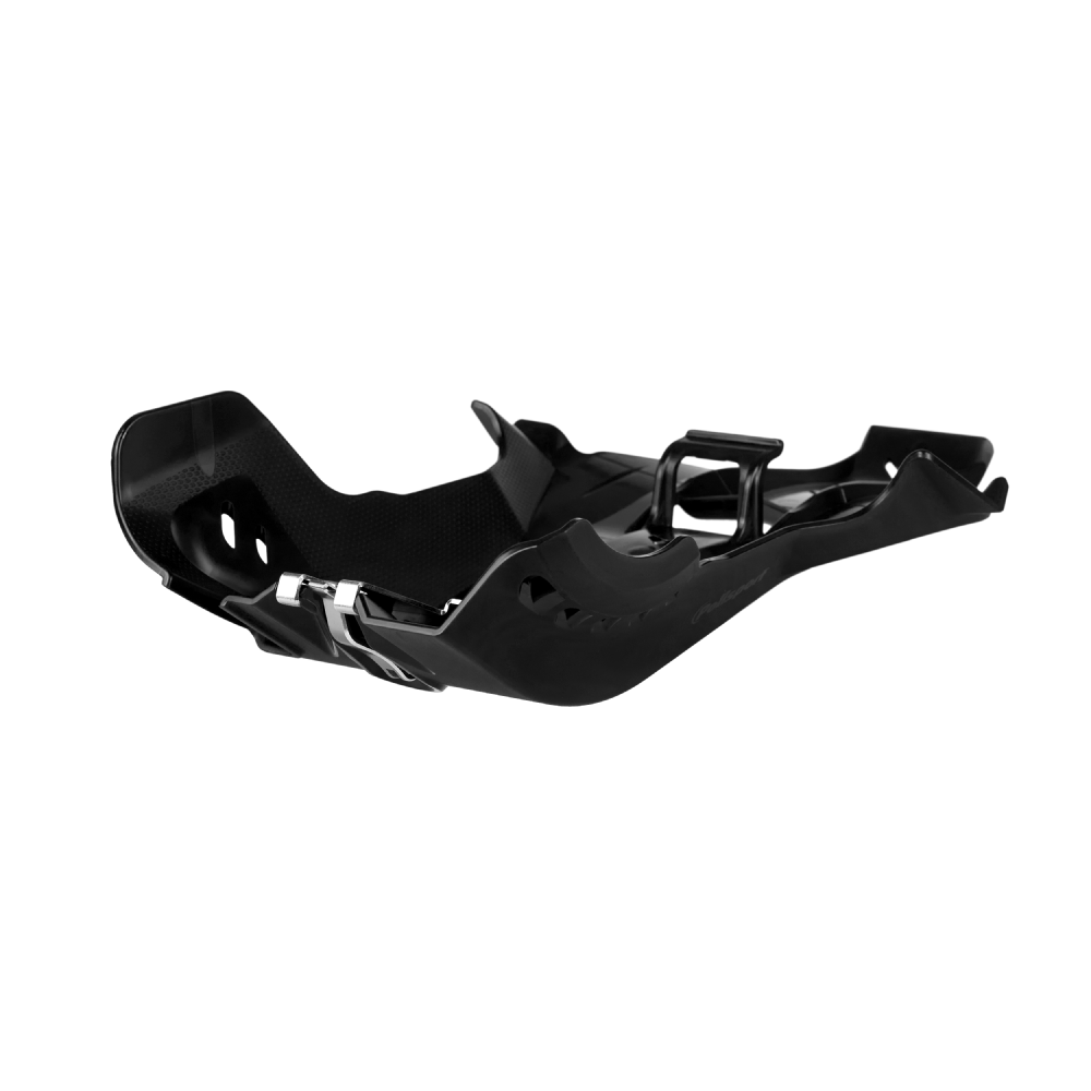 POLISPORT SKID PLATE INC LINKAGE PROTECTION SHERCO SE-R 250-300 14-23 BLACK