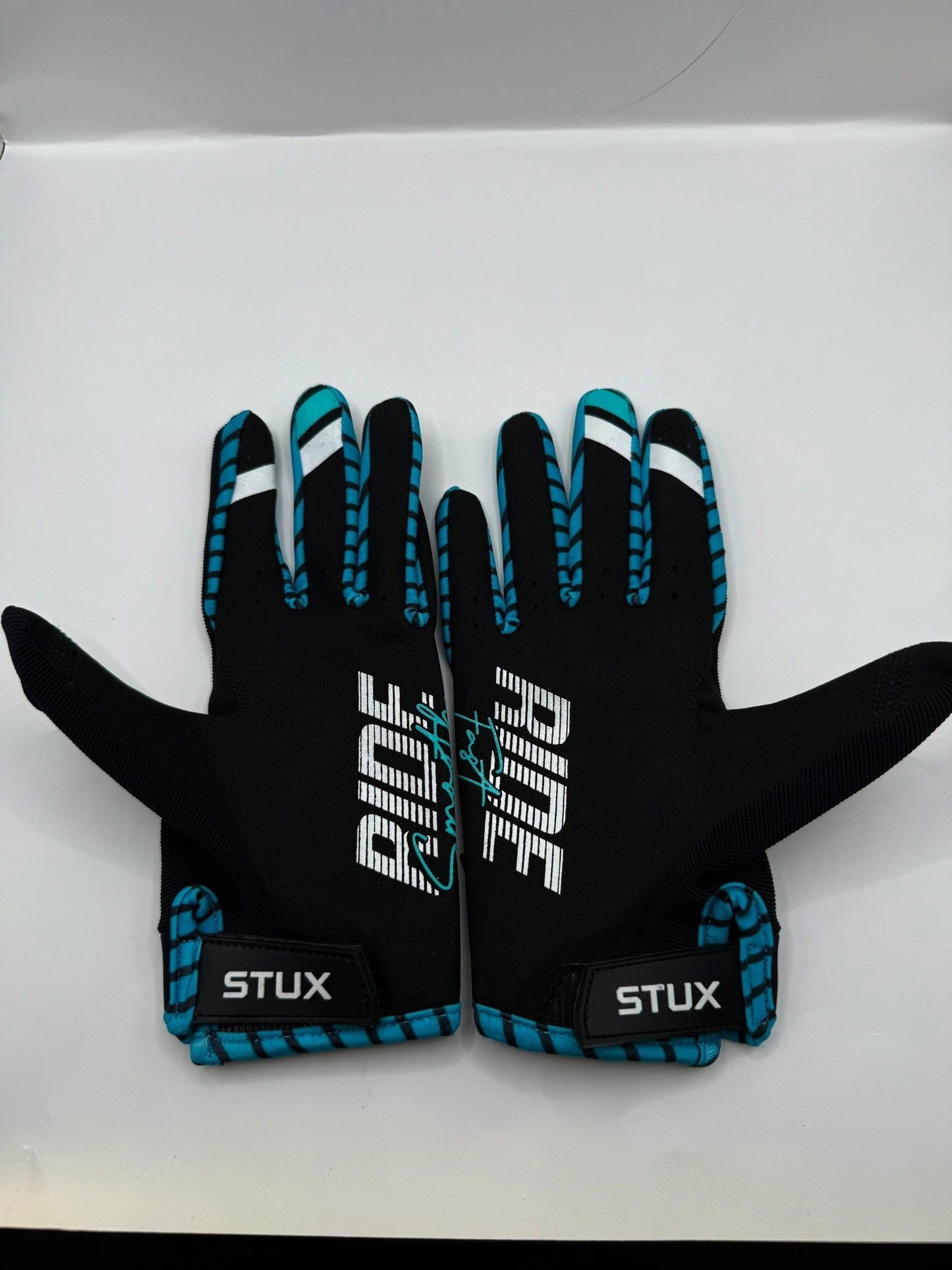 ACE RACING RIDE SMOOTH, RIDE FAST MOTO GLOVE - BLACK/BLUE - ACE Race Shop