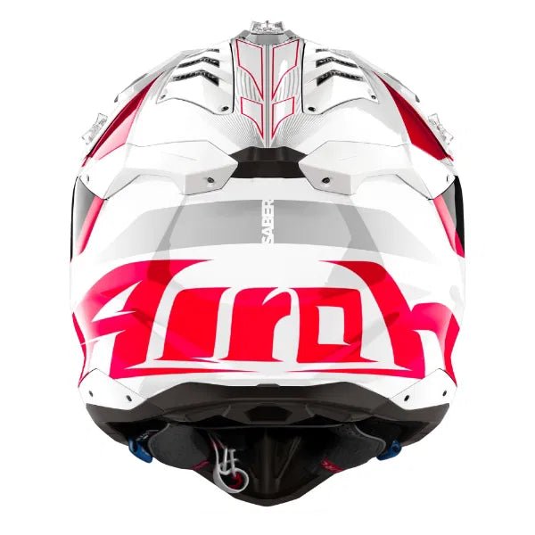 Airoh Aviator 3 Saber Red Gloss MX Helmet 22:06 - ACE Race Shop