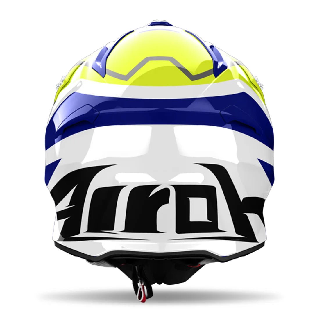 Airoh Aviator Ace 2 Ground Yellow Gloss MX Helmet - ACE Race Shop