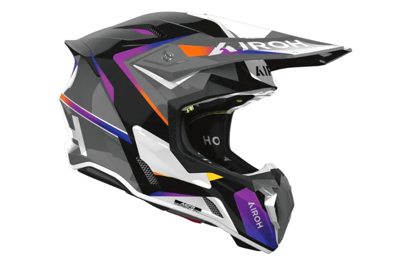 AIROH TWIST 3 HUSTLE GLOSS MX HELMET - ACE Race Shop