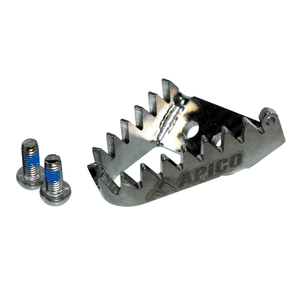 APICO BRAKE PEDAL TIP OEM KTM/HQV/GAS SX/SX - F/TC/FC 16 - 22, EXC/EXC - F/TE/FE 17 - 23, MC/EC/EX 21 - 23 TITANIUM (R) - ACE Race Shop