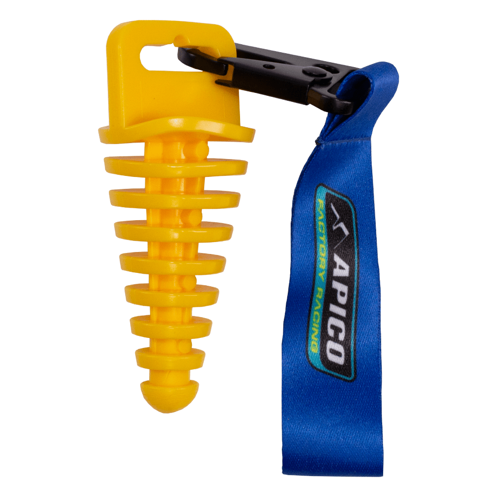 APICO EXHAUST PLUG 2 - STROKE WITH LANYARD - ACE Race Shop