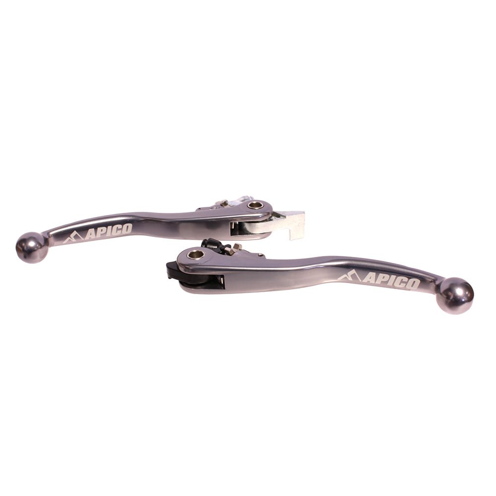 APICO FLEXI LEVER (PAIR) HUSKY TC/FC125 - 450 2018, TE/FE/TX/FX125 - 501 18 - 21 (MAGURA) TITANIUM (R) - ACE Race Shop