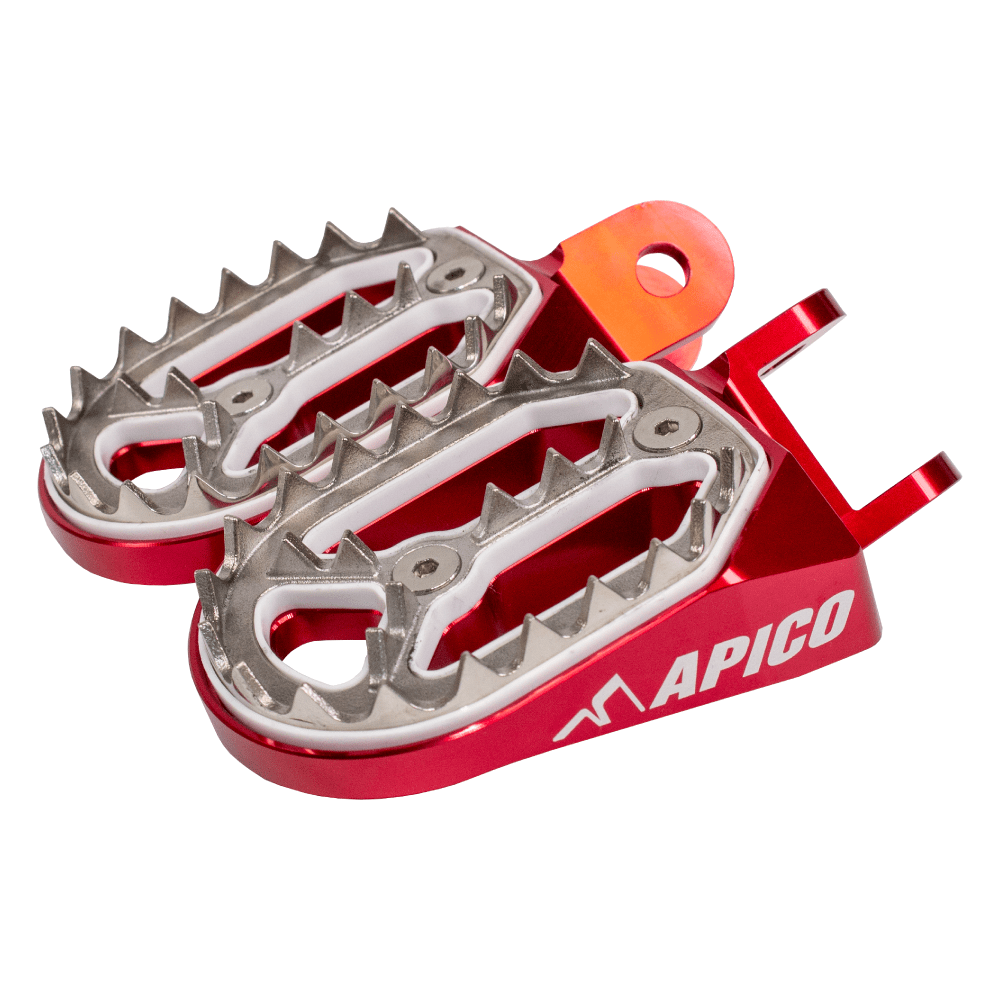 APICO FOOT PEG PRO - BITE HONDA CR80/85 96 - 07, XR400 - 650 96 - 22 - ACE Race Shop