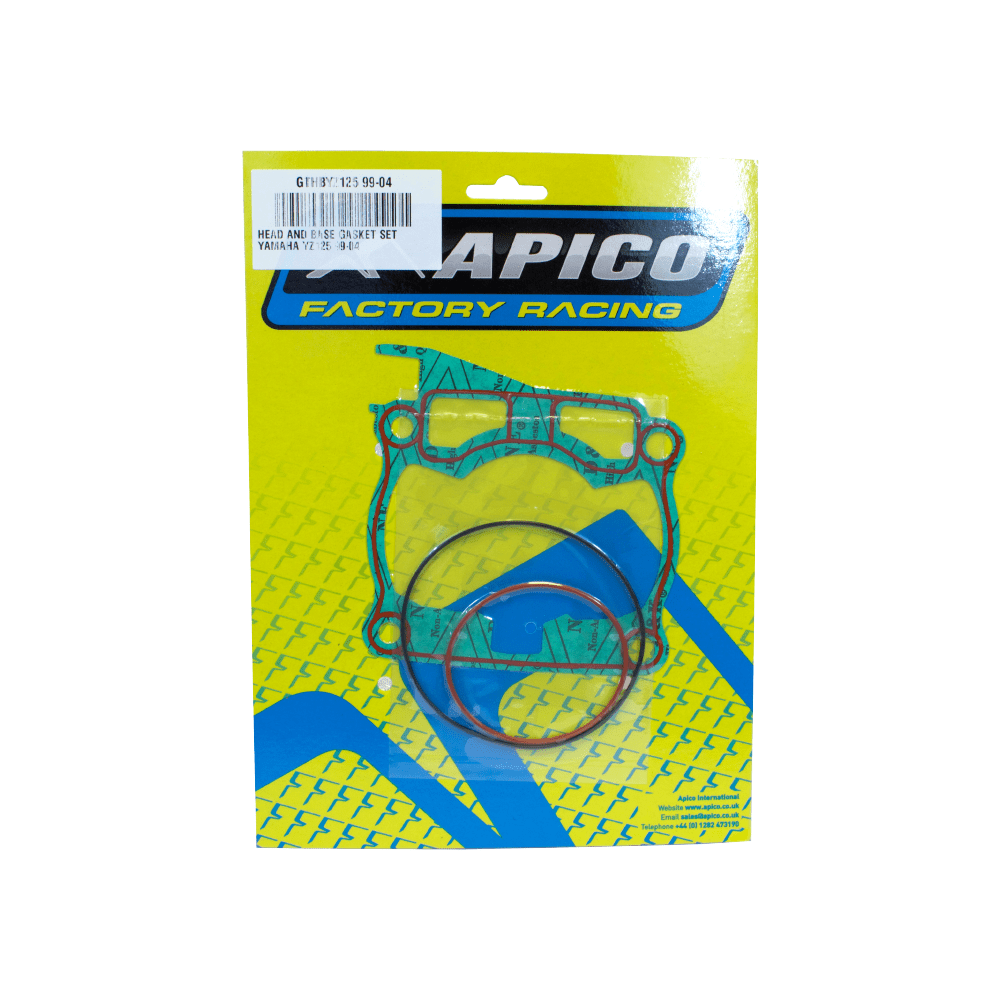 APICO HEAD AND BASE GASKET SET YAMAHA YZ125 99 - 04 - ACE Race Shop