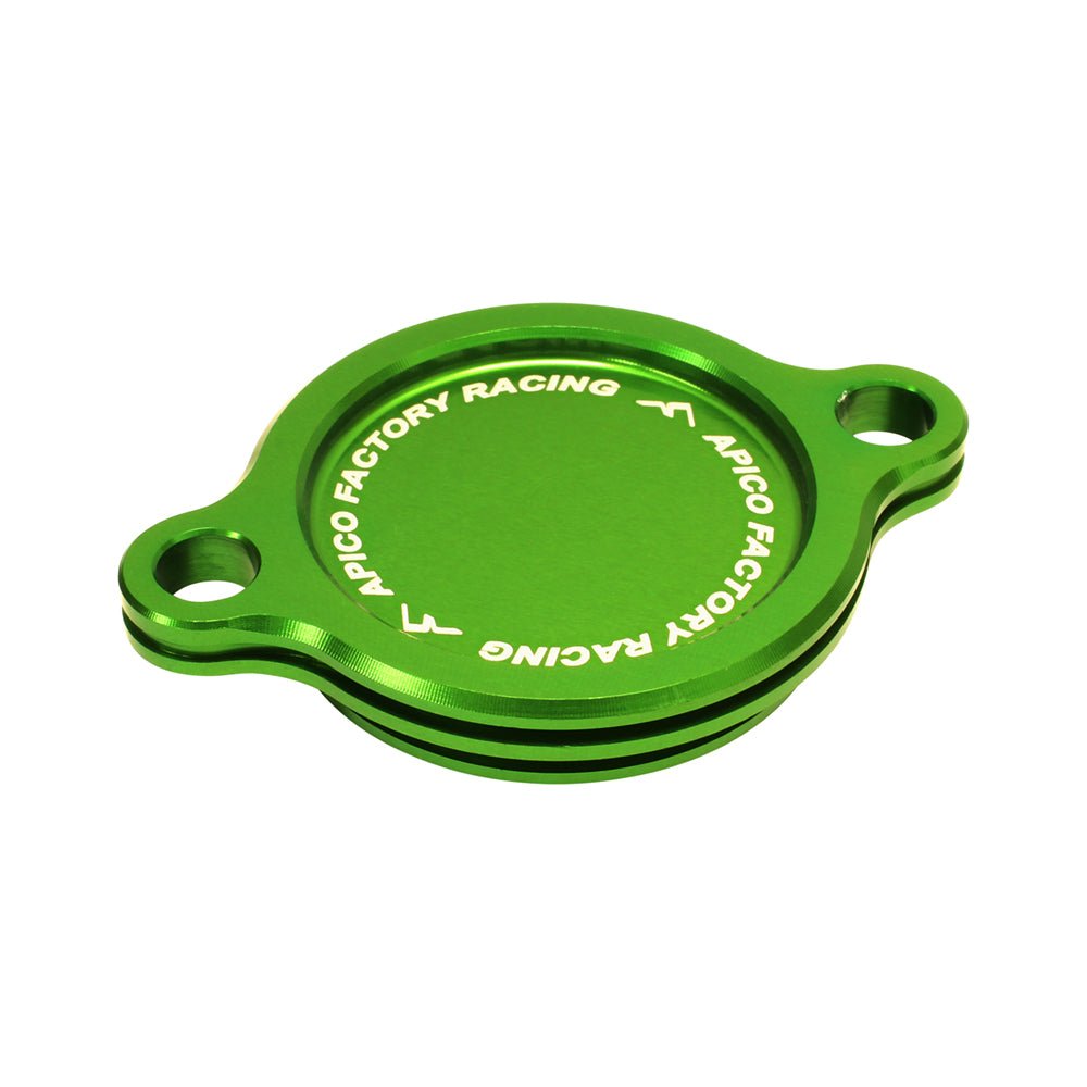 APICO OIL FILTER COVER KAWASAKI/SUZUKI KX250F 05 - 23, KX250XC 21 - 23, RM - Z250 05 - 06 - ACE Race Shop