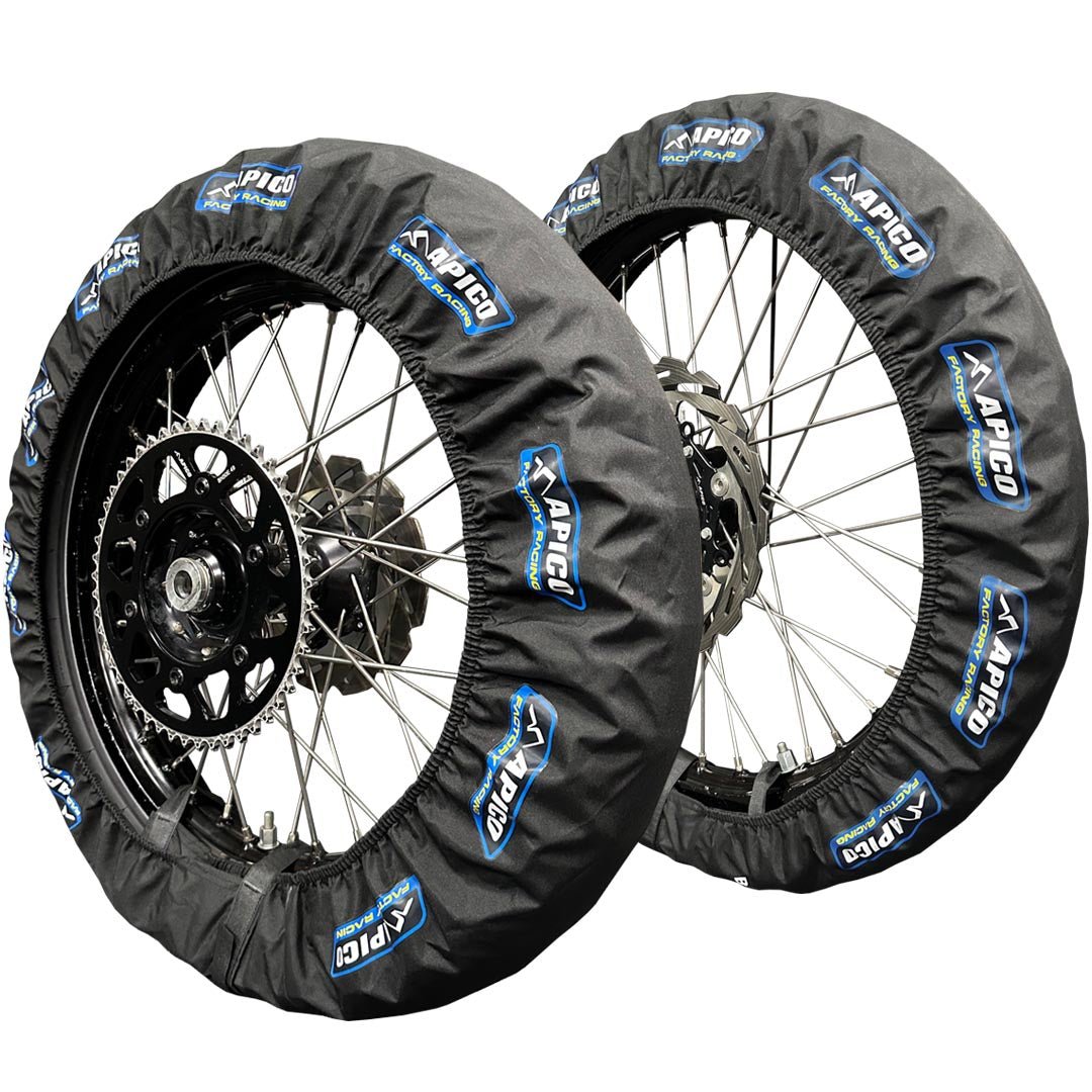 APICO TYRE COVER SET 21" FRONT & 18"/19" REAR - ACE Race Shop