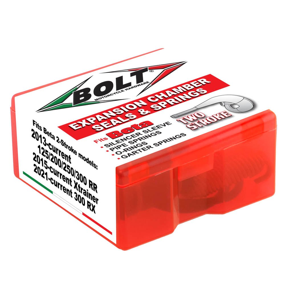 BOLT EXHAUST PIPE SEAL & SPRING KIT BETA ENDURO 200RR - 300RR 13 - 24 (R) - ACE Race Shop