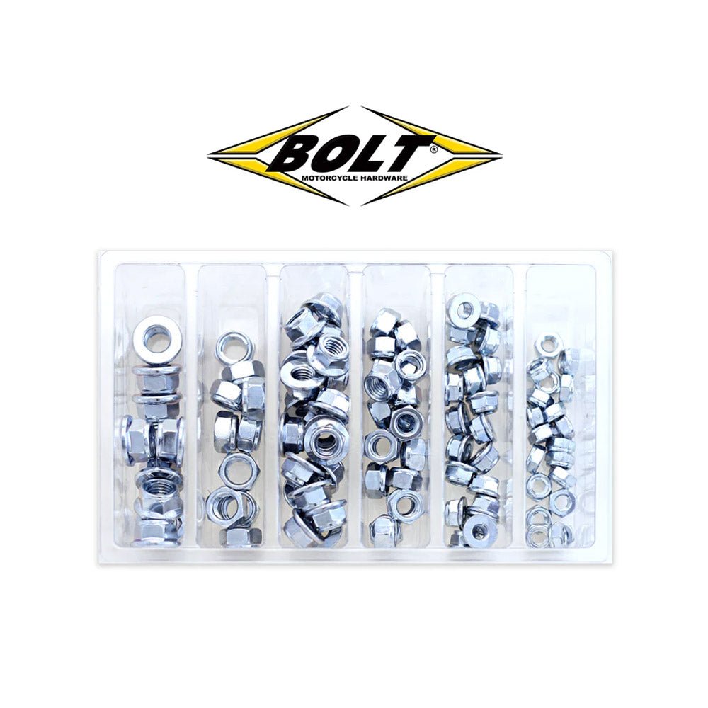 BOLT FUJI LOCKING NUT SERVICE ASSORTMENT BOX 110PCS - ACE Race Shop