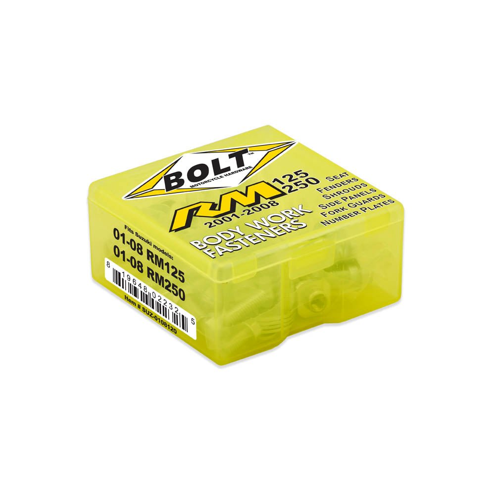 BOLT PLASTIC FASTENER KIT SUZUKI RM125 - 250 01 - 08 - ACE Race Shop