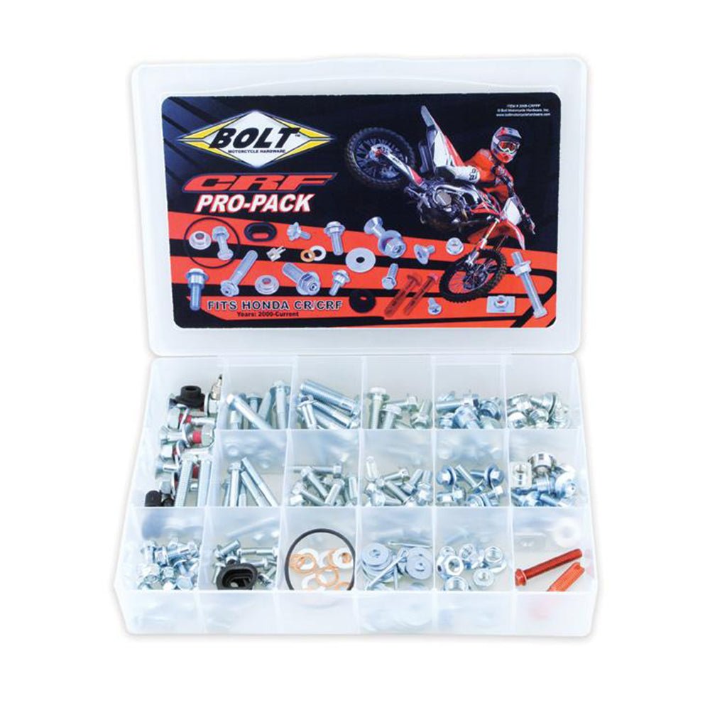 BOLT PRO PACK FASTENER KIT HONDA CRF STYLE - ACE Race Shop