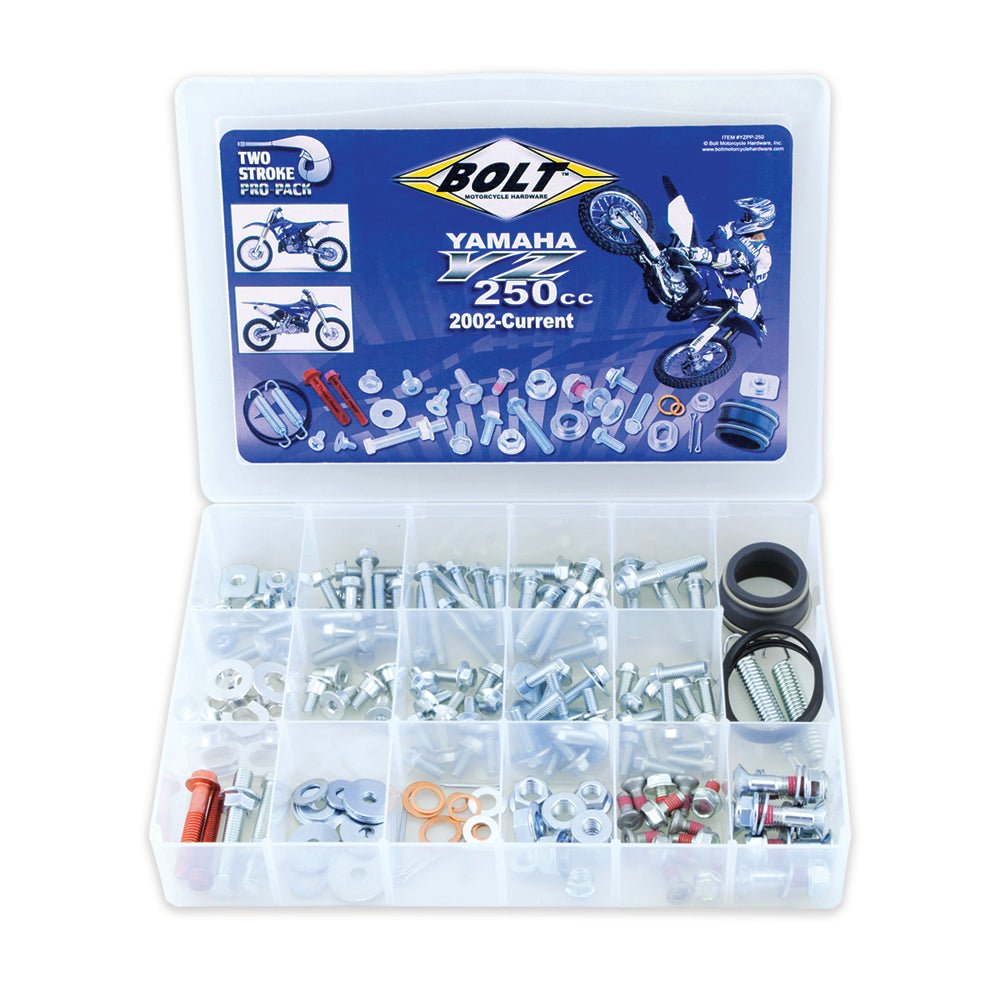 BOLT PRO PACK FASTENER KIT YAMAHA YZ250 02 - 23, YZ250X 16 - 23 - ACE Race Shop